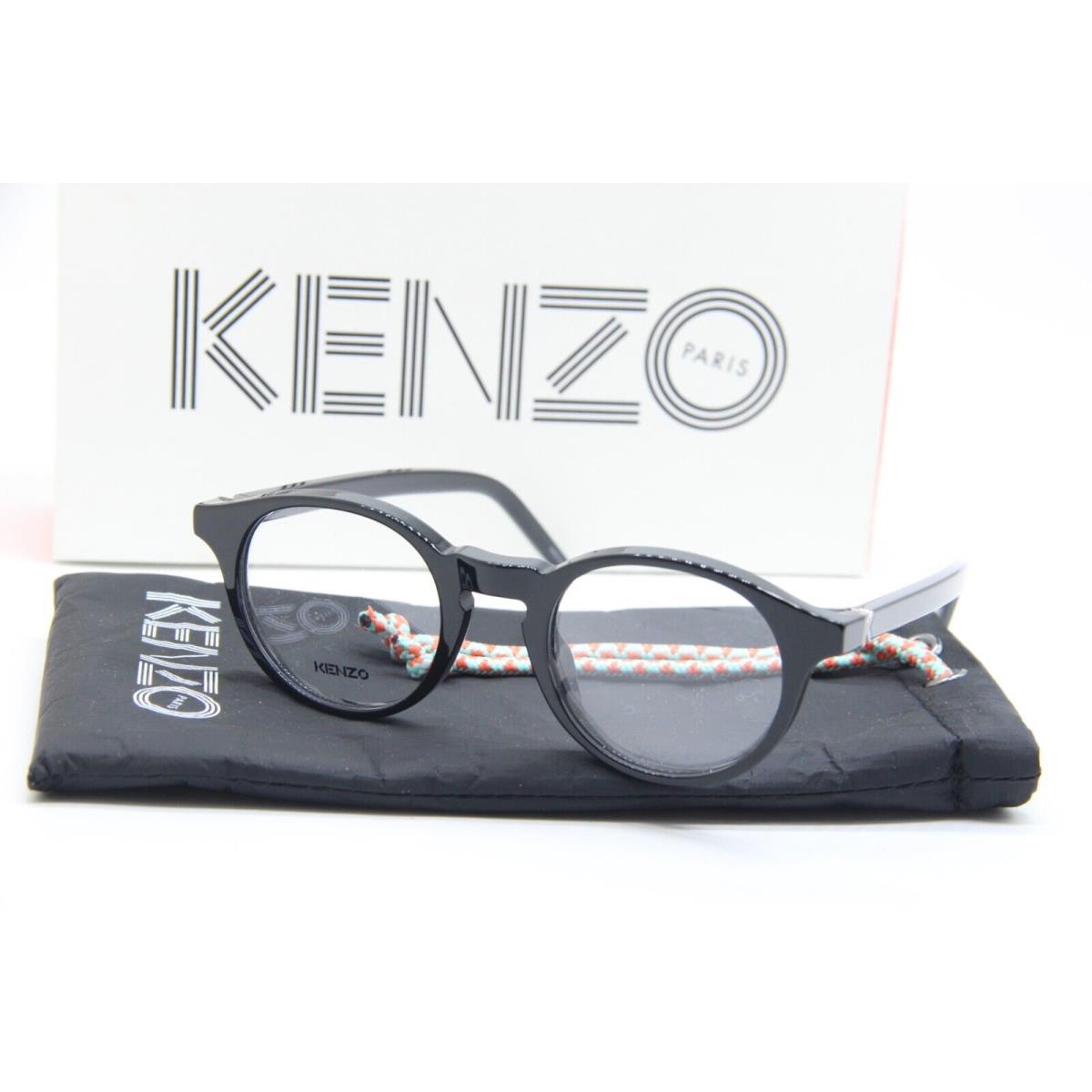 Kenzo KZ 50125I 001 Black Eyeglasses W/case 48-21