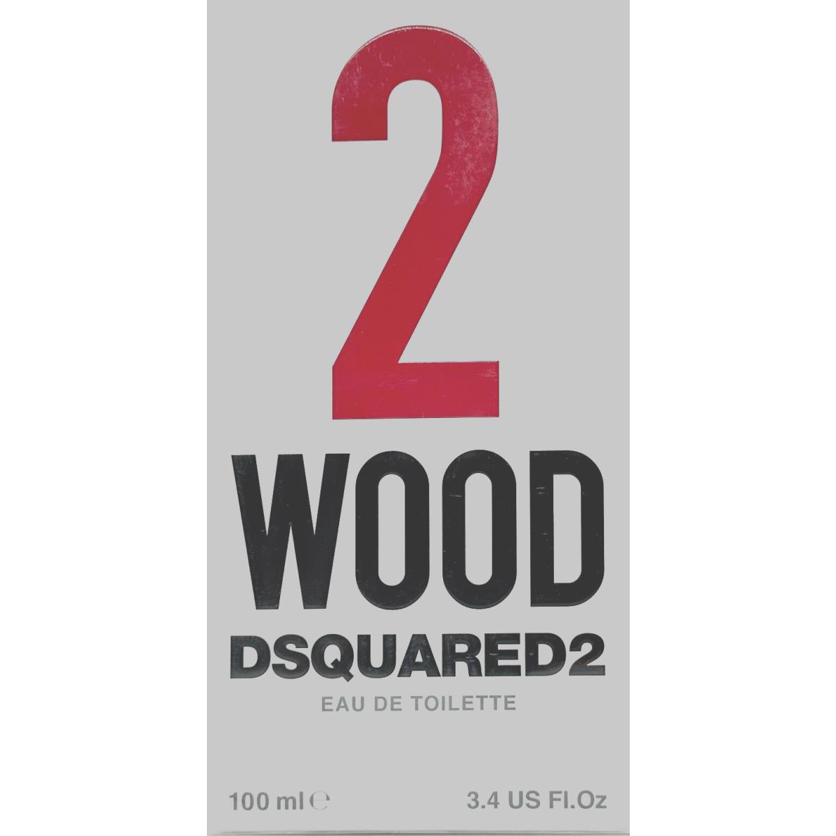 DSQUARED2 Wood 2 Eau DE Toilette Spray Unisex 3.4 Oz / 100 ml Item