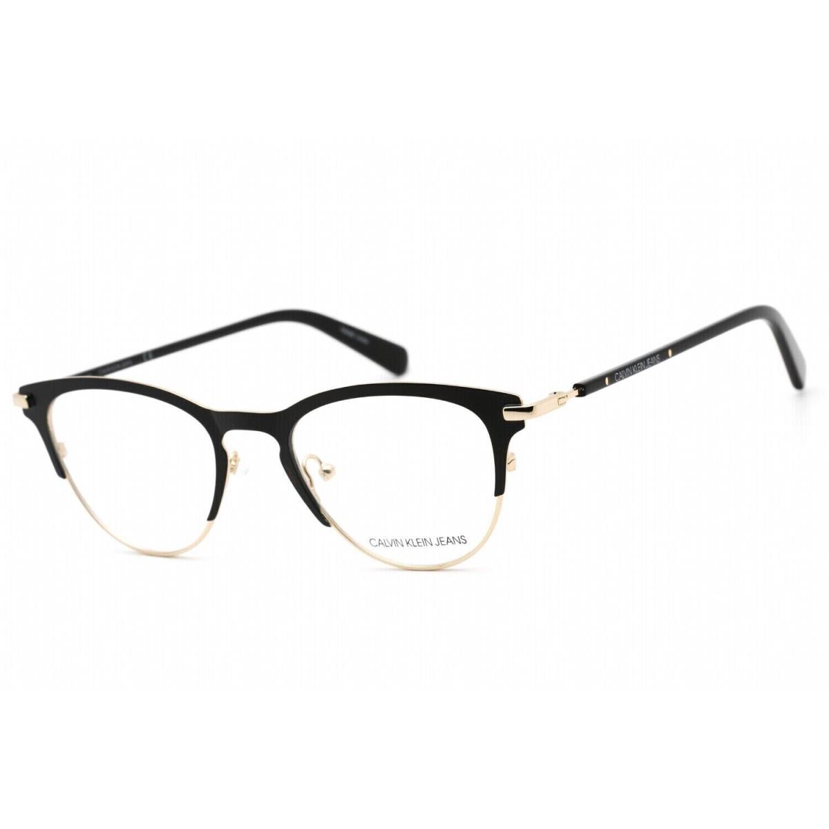Calvin Klein CKJ20302 001 Black Eyeglasses RX 49-19-140 W/ Case