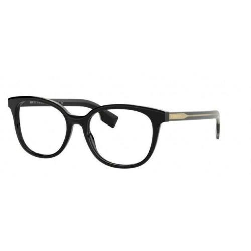 Burberry Striped Check BE2291 3758 51 Black 3758 Eyeglasses Optical Frame