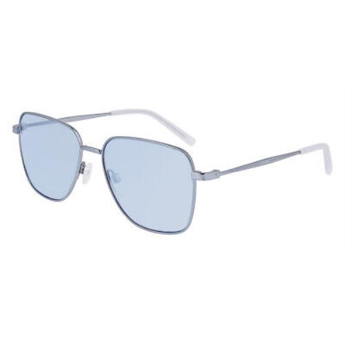 Dkny DK116S Sunglasses Women Matte Washed Teal Oversized 54mm