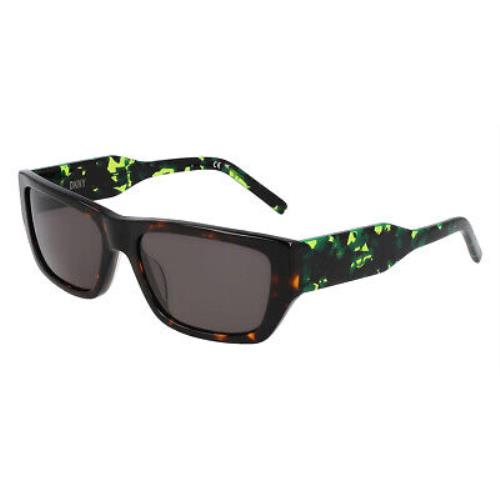 Dkny DK545S Sunglasses Women Dark Tortoise Rectangle 56mm