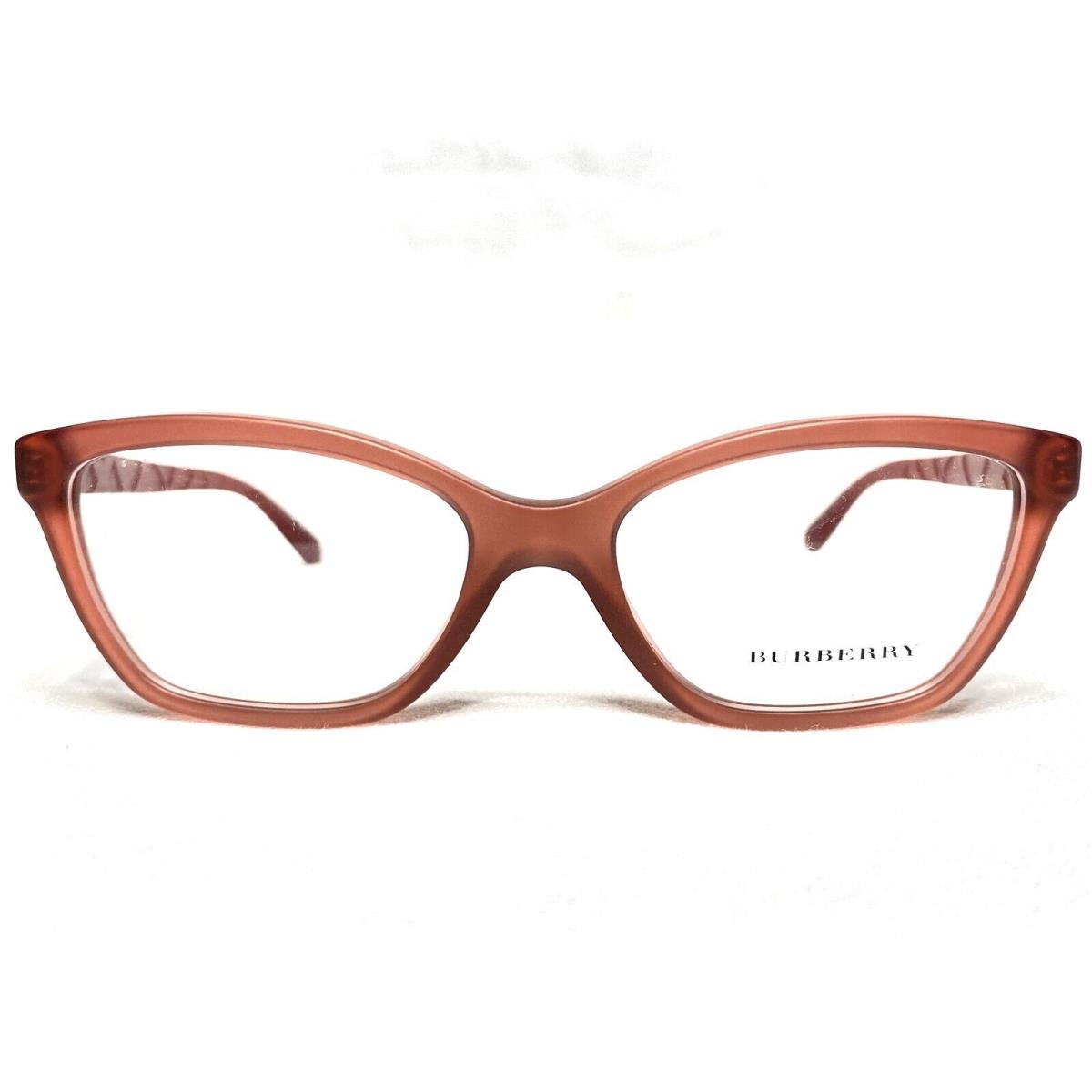 Burberry B2221 3576 Womens Matte Red Cats Eye Eyeglasses Frames 53/17 140