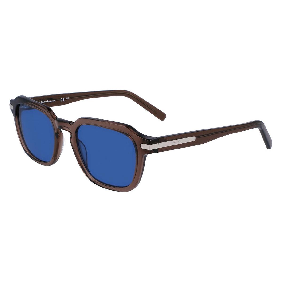 Salvatore Ferragamo SF1089S Sunglasses Transparent Smoke Brown 52mm