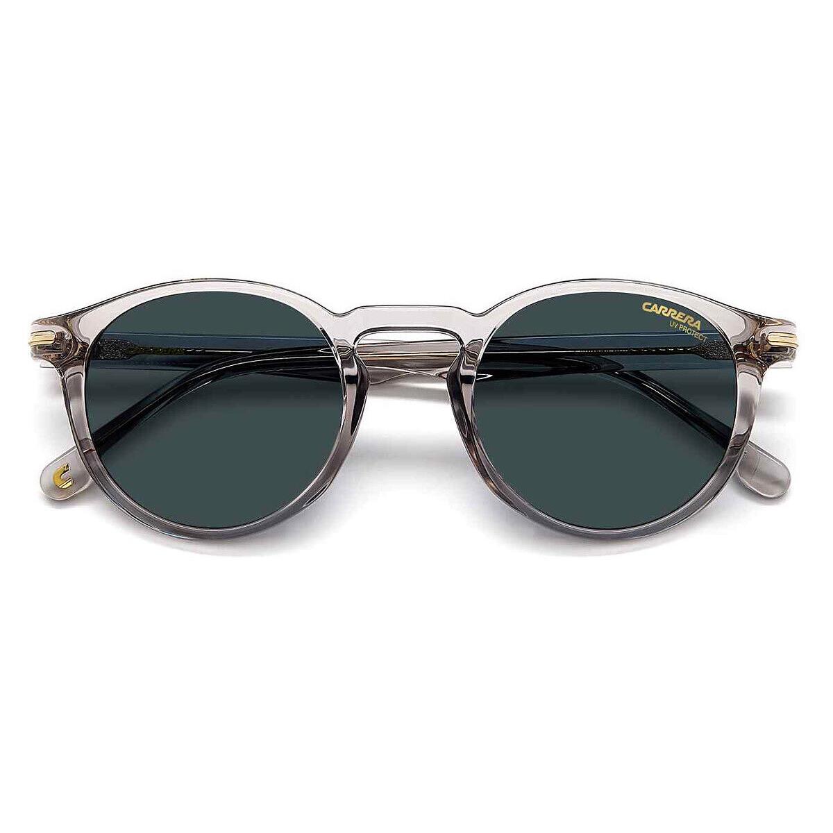 Carrera 301/S Sunglasses Unisex Gray Blue Square 50mm