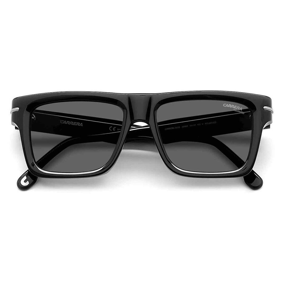 Carrera 305/S Sunglasses Black Gray Polarized 54mm
