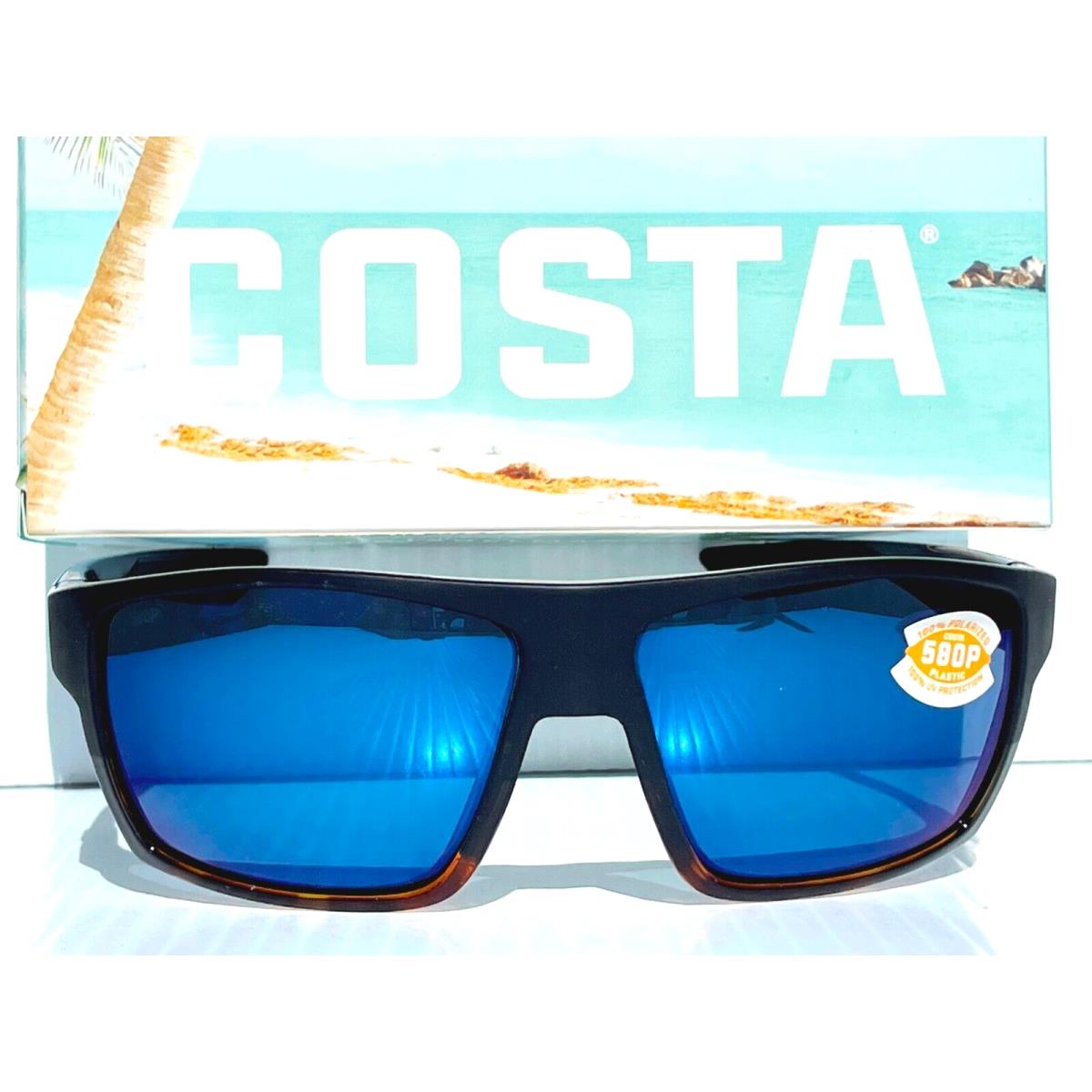 Costa Del Mar sunglasses Bloke - Frame: Black & Tortoise, Lens: Blue 0
