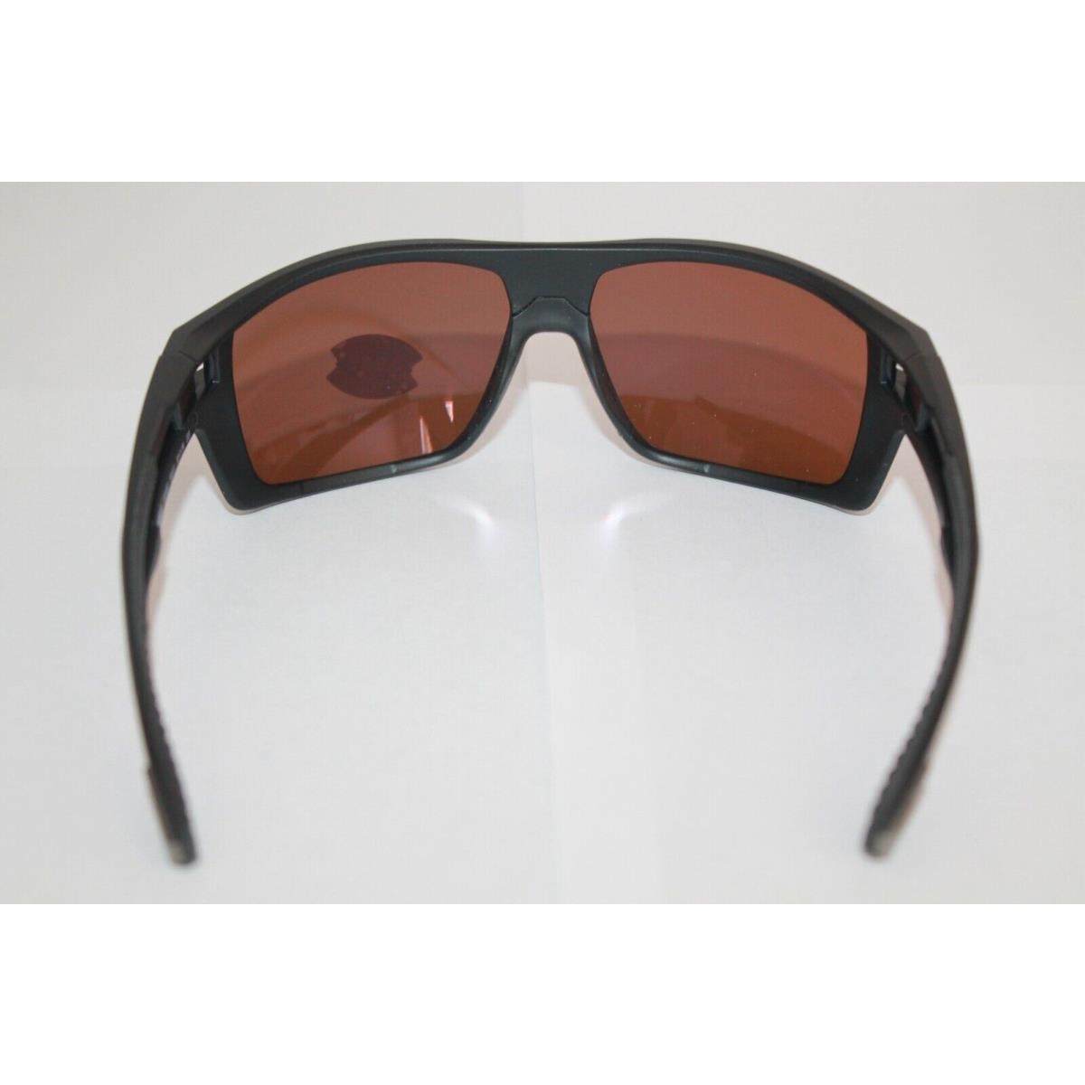 Costa Del Mar sunglasses Diego - Matte Black Frame, Copper Silver Mirror POLARIZED Lens