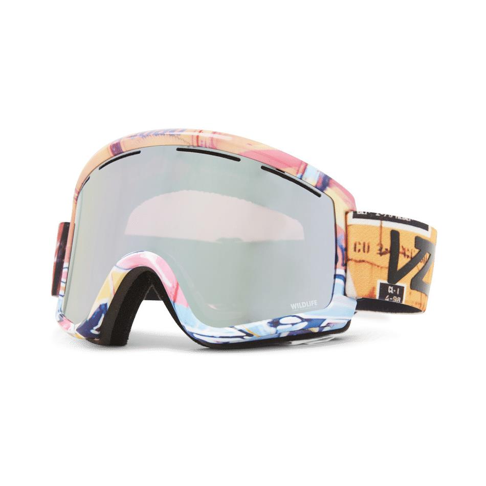 Von Zipper Cleaver Snow Goggles John Jackson/wildlife Rose Silver Chrome 2022