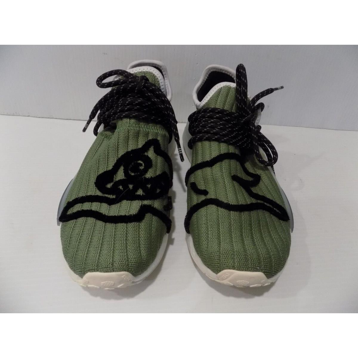 Men`s Adidas HU Nmd Pharrell Billionaire Boys Club Running Dog GZ1664 Size 7.5 - Green