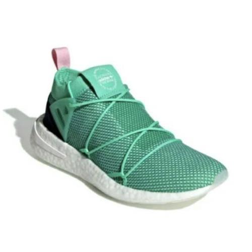 Adidas Womens Arkyn Knit Lace Up Sneakers Shoes Casual - Green - Size 9.5