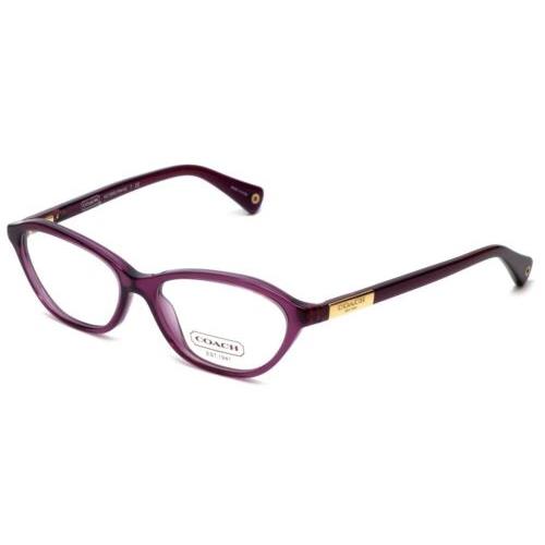 Coach Maria Eyeglasses HC6046 5043 Purple Demo Lens 52-15-135