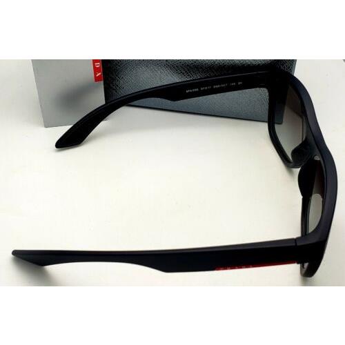 Prada sunglasses  - Black Rubberized Frame, Grey Lens