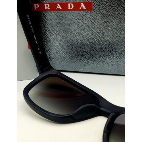 Prada sunglasses  - Black Rubberized Frame, Grey Lens