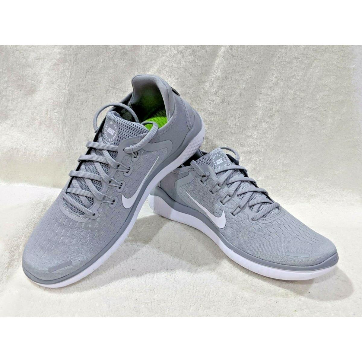 Free rn 2018 men's running shoes - wolf clearance grey/white/volt