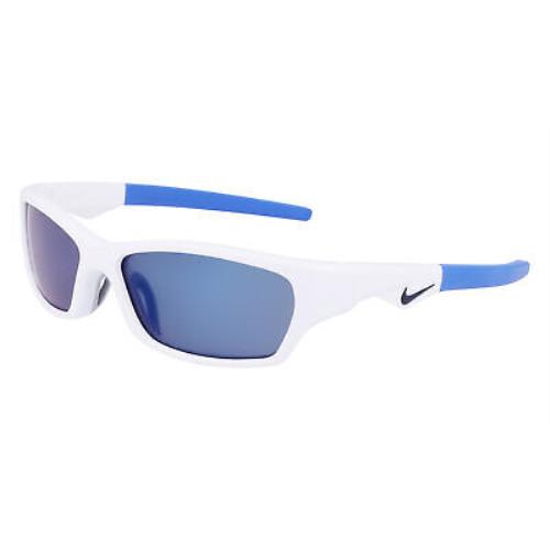 Nike Jolt M DZ 7379 DZ7379 White Blue Mirror 100 Sunglasses