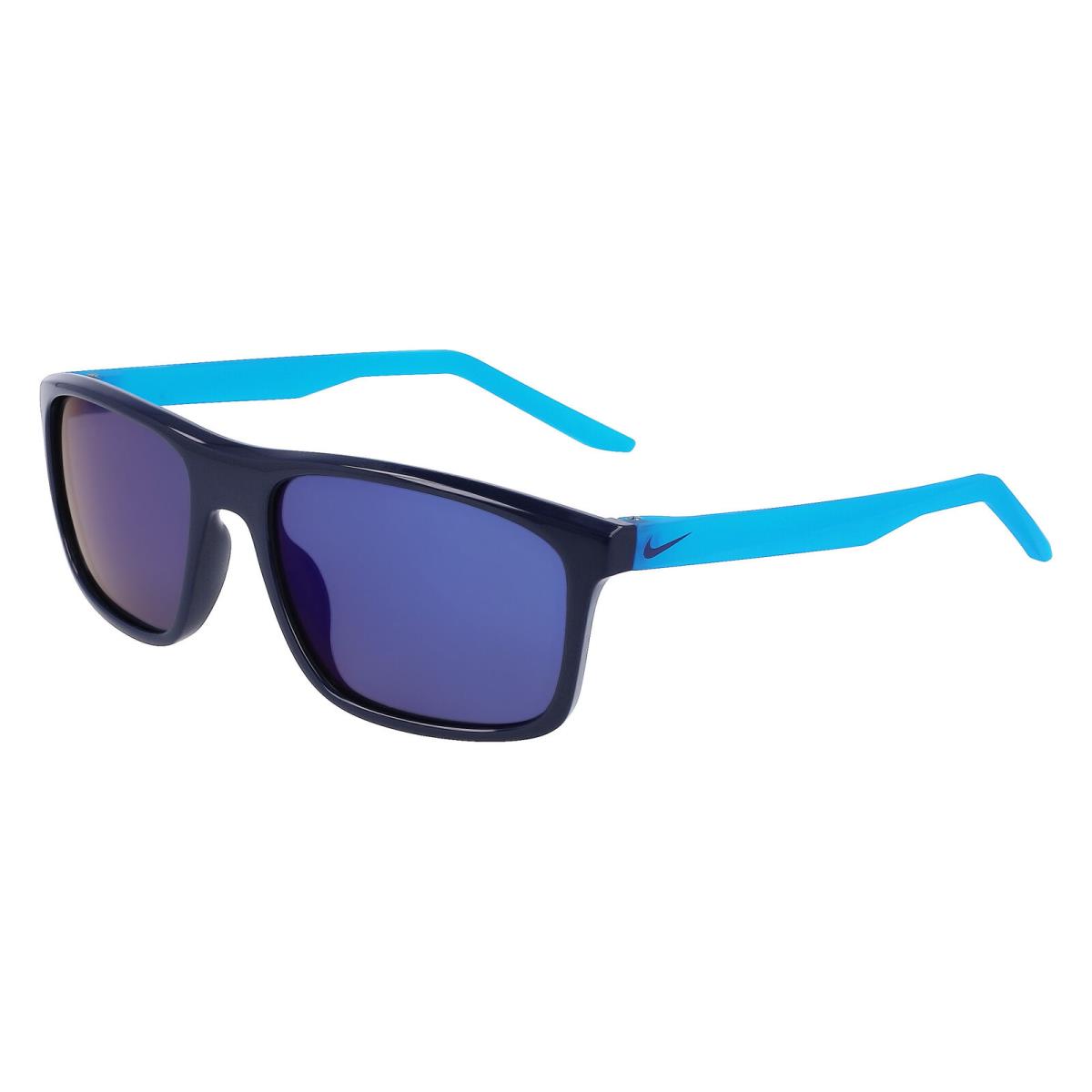 Nike Fire P FD 1818 FD1818 Obsidian Polar Blue Flash 451 Sunglasses - Frame: obsidian-polar-blue-flash