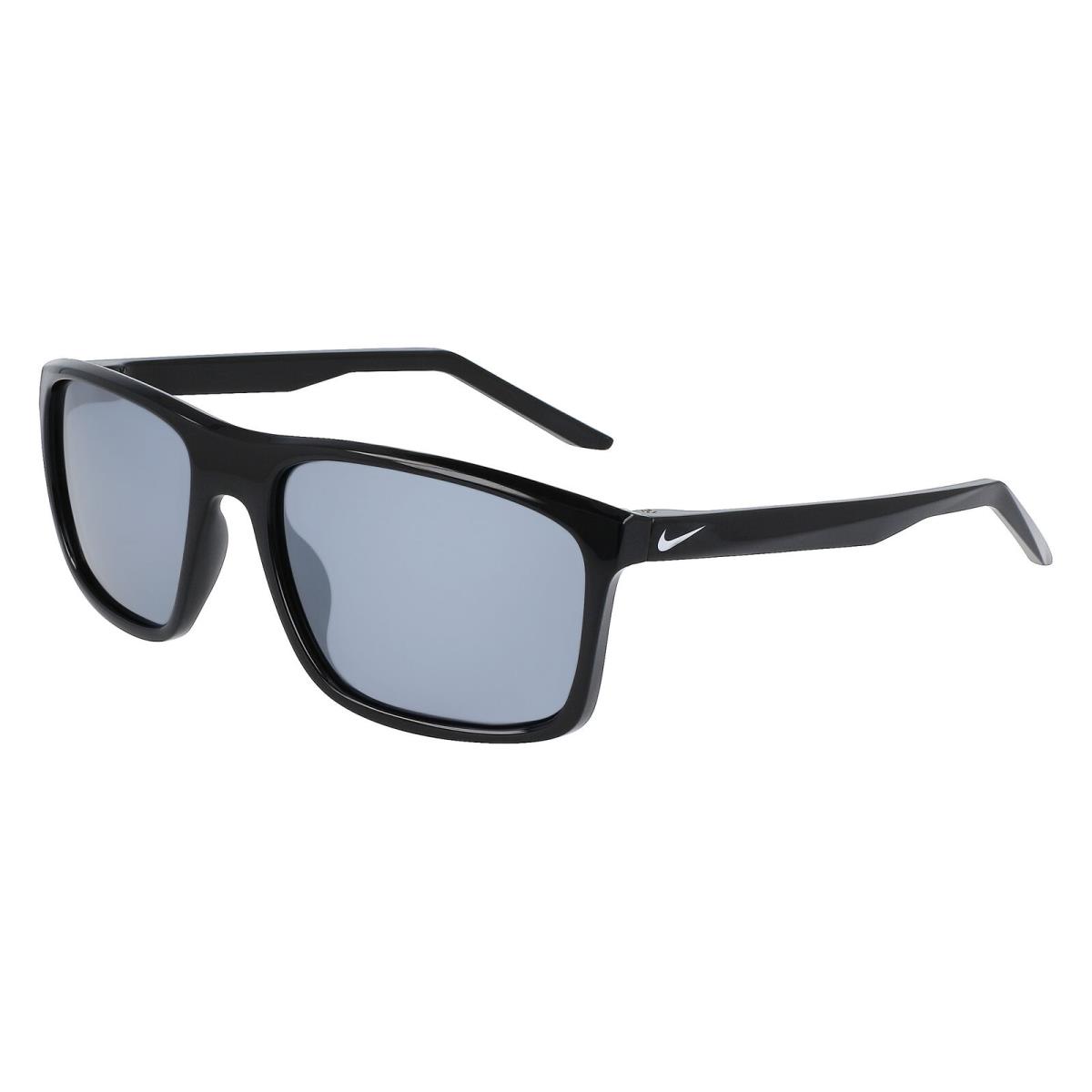 Nike Fire L P FD 1819 FD1819 Black Polar Silver Flash 010 Sunglasses - Frame: black-polar-silver-flash