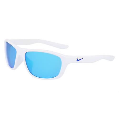 Nike Lynk M FD 1817 FD1817 White Blue Mirror 100 Sunglasses