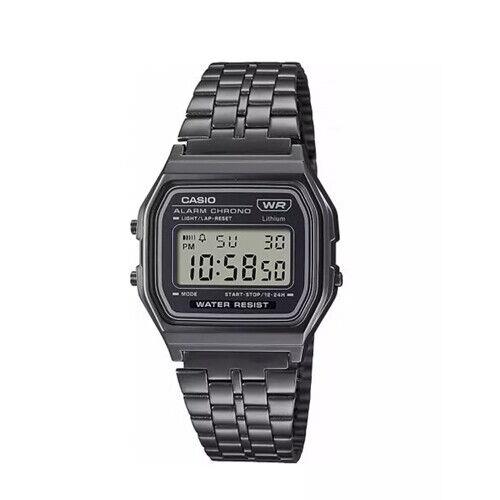 Casio A158WETB-1A Youth 36.8 33.2 MM Black