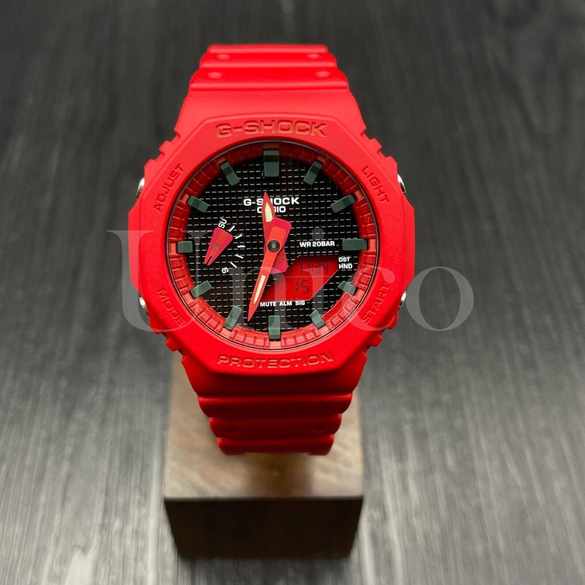 Custom Made Watch GA2100 4A G shock Casio Waffle Black Dial D