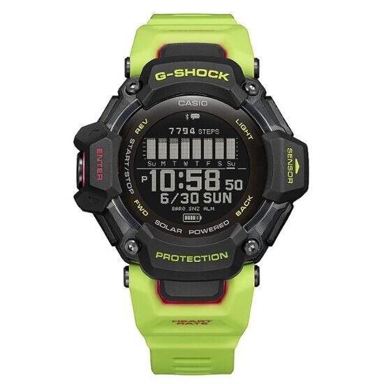 Casio - G-shock Move 52mm Heart Rate + Gps Solar Assist Resin Strap Smartwatch