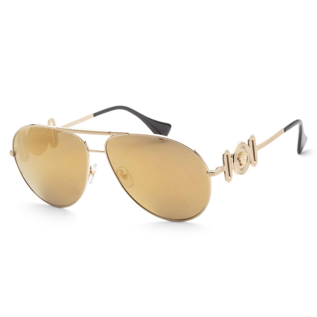 Versace Unisex VE2249-10027P Fashion 65mm Gold Sunglasses