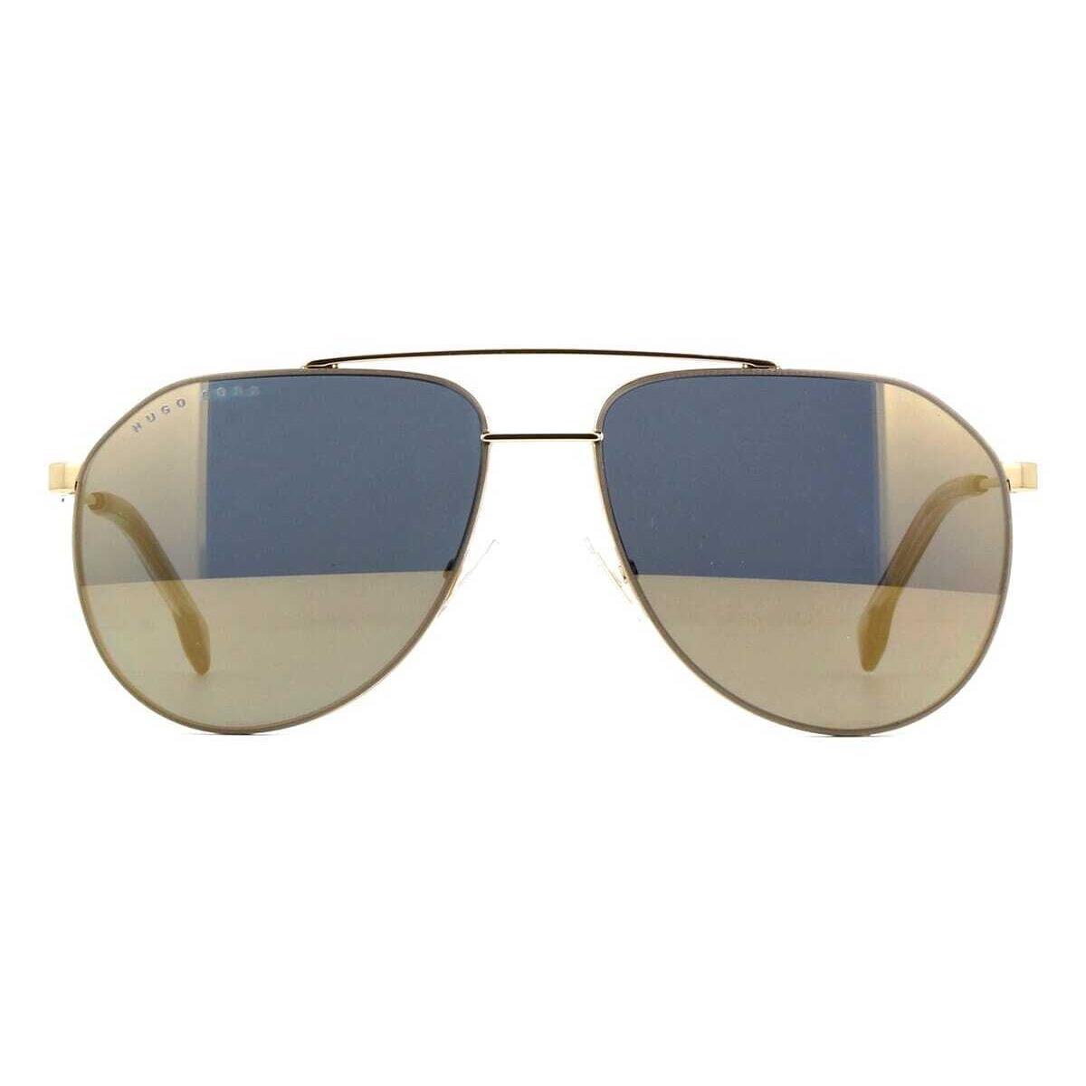 Hugo Boss 1326/S J5G UE Sunglasses Gold Frame Gold Lenses 60mm - Frame: Gold, Lens: Ivory