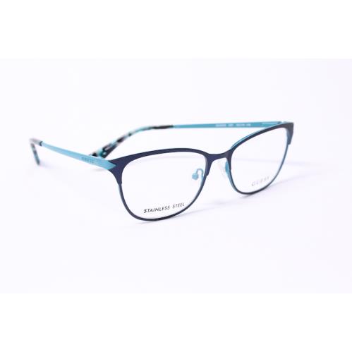 Guess GU2638 091 Blue Eyeglasses Size: 52- 16- 135