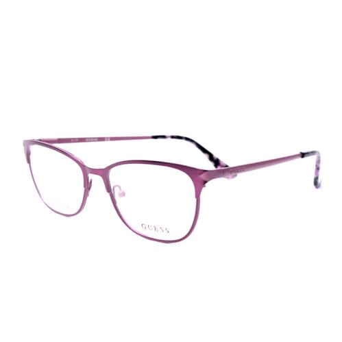 Guess GU2638 083 Purple Eyeglasses Size: 52- 16- 135