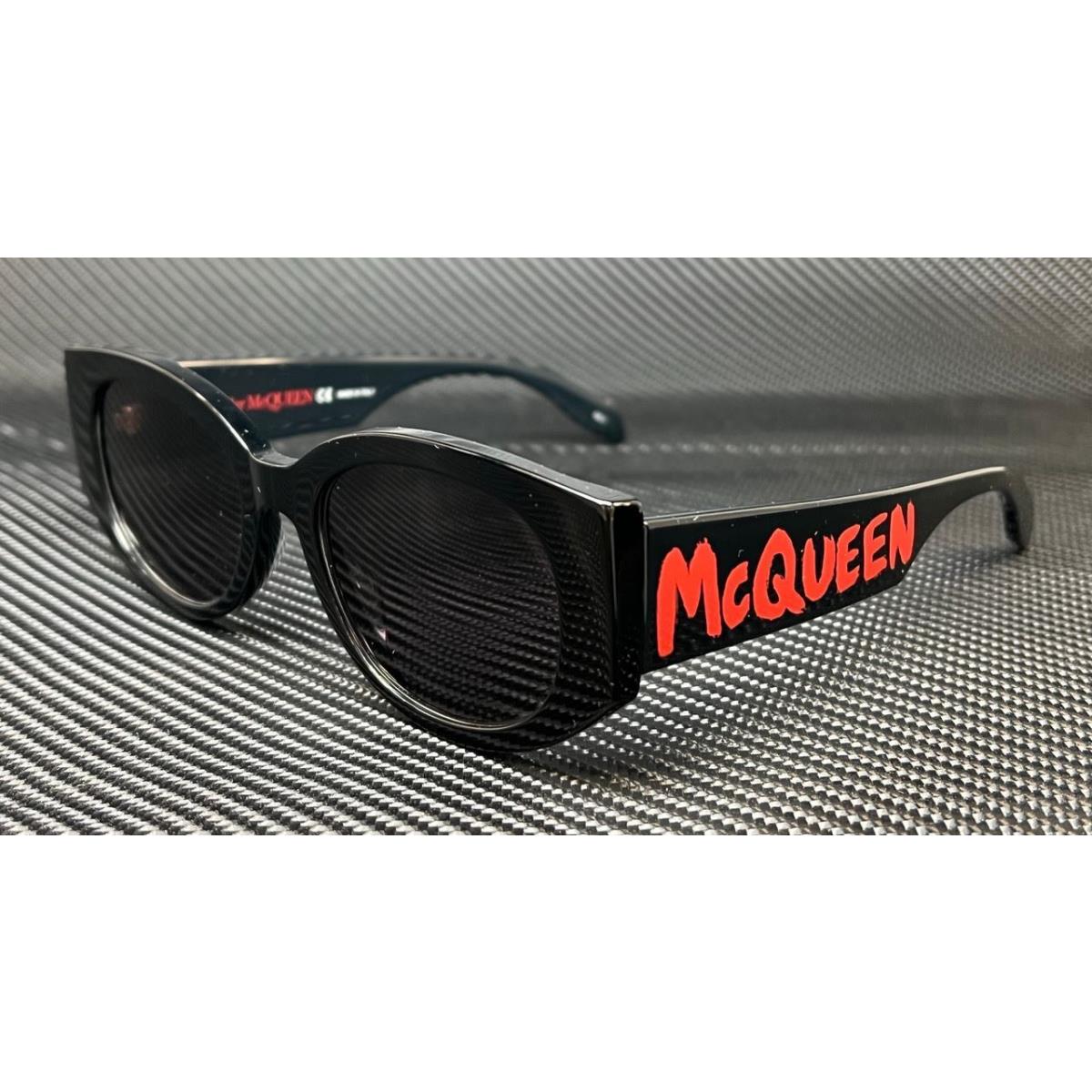 Alexander Mcqueen AM0330S 002 Black Grey Women`s 54 mm Sunglasses