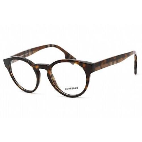 Burberry BE 2354 3991 Eyeglasses Dark Havana Frame 49mm