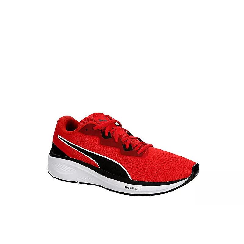 Puma Mens Aviator Runner Trainning Running Sneaker Shoe Red