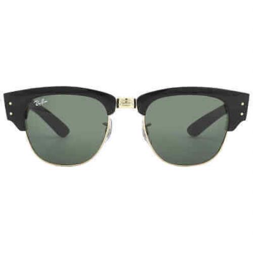 Ray Ban Mega Clubmaster Green Square Unisex Sunglasses RB0316S 901/31 53 - Frame: , Lens: Green