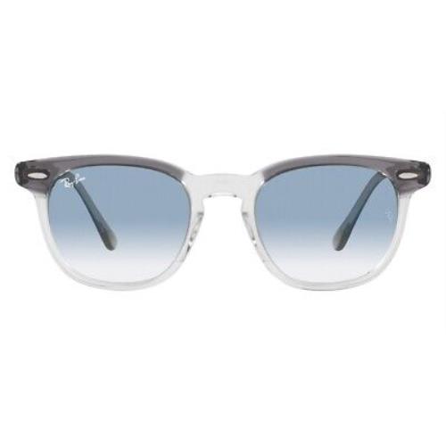 Ray-ban Hawkeye RB2298 Sunglasses Gray on Transparent Clear Gradient Blue 52mm - Frame: Gray on Transparent / Clear Gradient Blue, Lens: Clear Gradient Blue