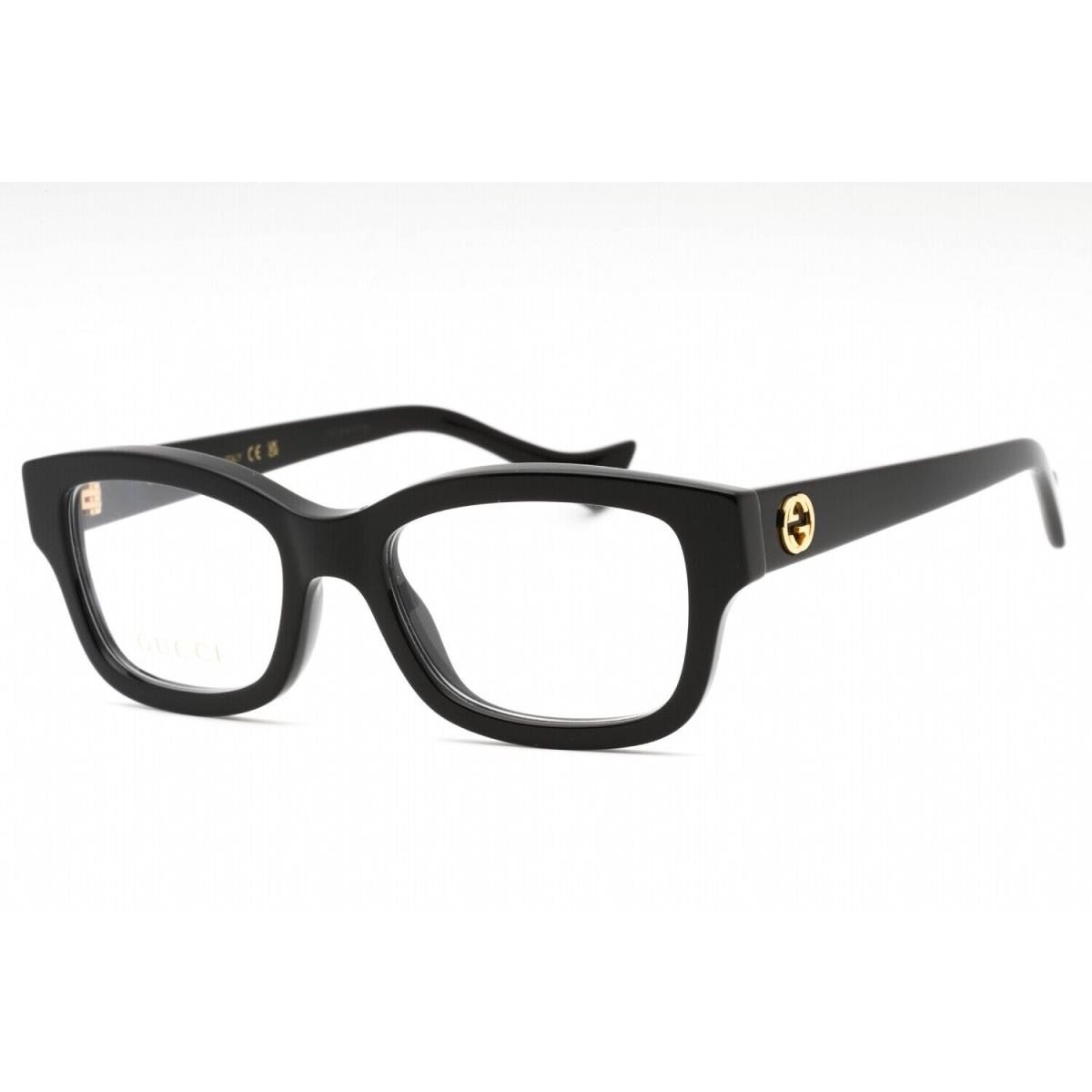 Gucci GG1259O 001 Eyeglasses Black Frame 49mm