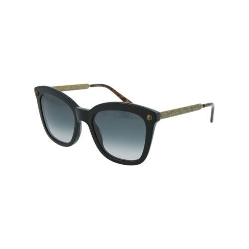 Gucci Sunglasses GG0217S 001 52mm Black / Black Grey Lens