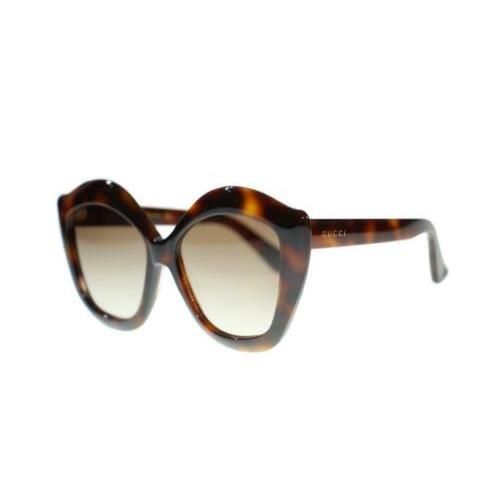 Gucci Sunglasses GG0117S 002 Cat Eye Havana Brown 002 53-15 140