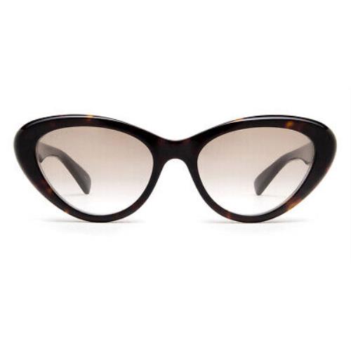Gucci GG1170S Sunglasses Havana Brown Gradient Cat Eye 54mm