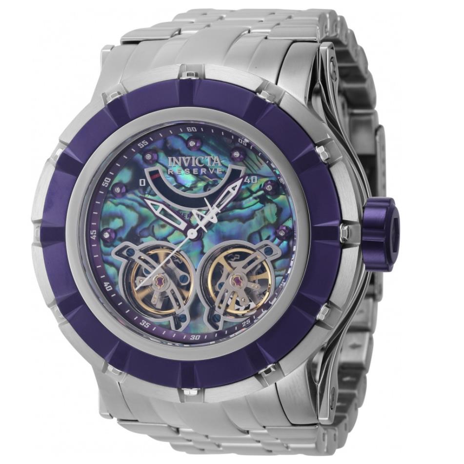 Invicta Reserve S1 Rally Automatic Men`s 54mm Diamond Abalone Dial Watch 43228