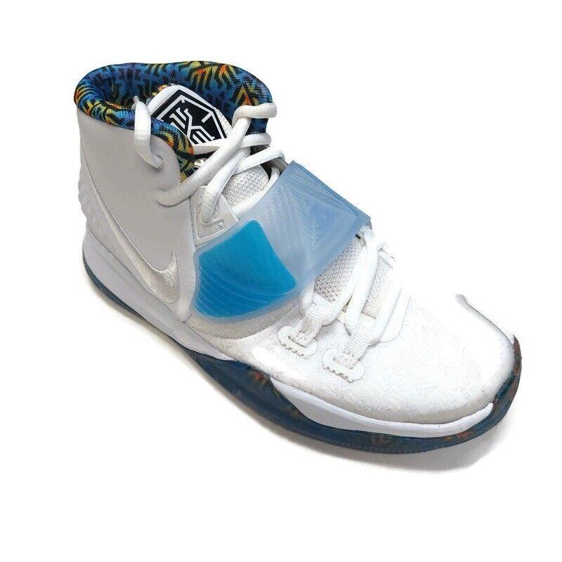 Nike Kyrie 6 GS Sapphire Basketball Shoes White 3.5Y Womens Size 5 BQ5599-146 - White