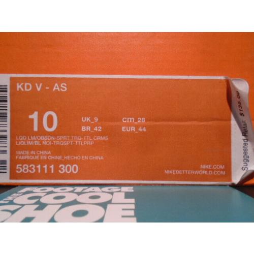 Nike kevin durant 5 yellow deals