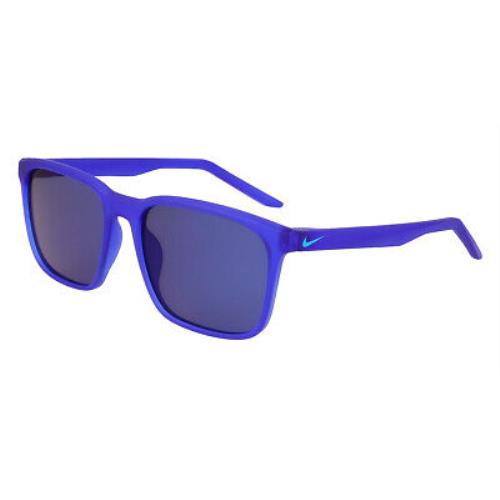 Nike Rave P FD1849 Sunglasses Matte Racer Blue Polarized Blue Flash 57mm