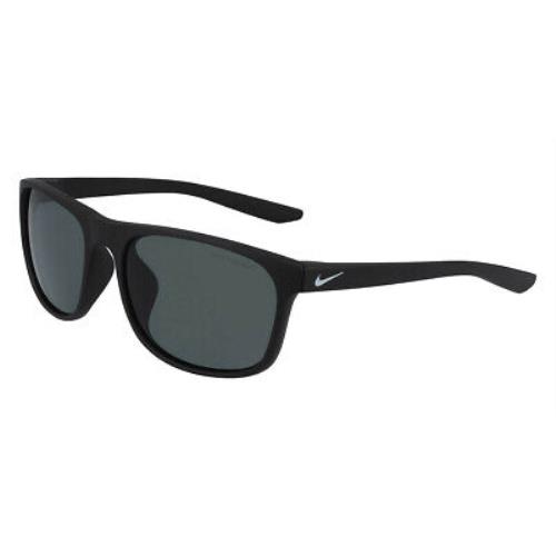 Nike Endure P FJ2215 Sunglasses Matte Black/silver Polarized Gray 59mm