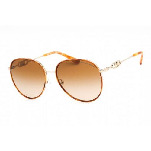 Michael Kors MK1128J-10143B-58 Sunglasses Size 58mm 145mm 17mm Light Gold Wome