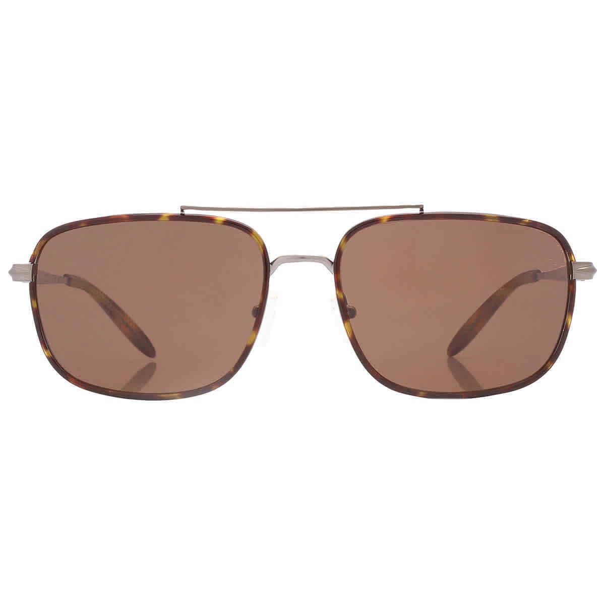 Michael Kors Glasgow Dark Brown Navigator Men`s Sunglasses MK1133J 102373 60