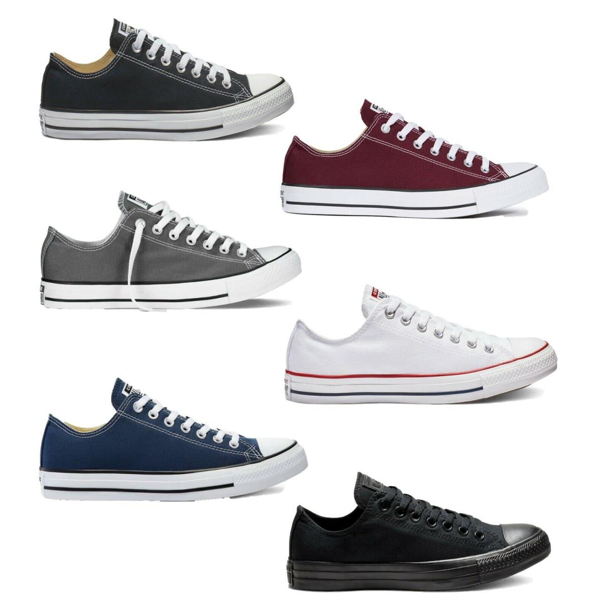 Converse Chuck Taylor All Star Low Top Unisex Canvas Sneaker Shoes - Maroon