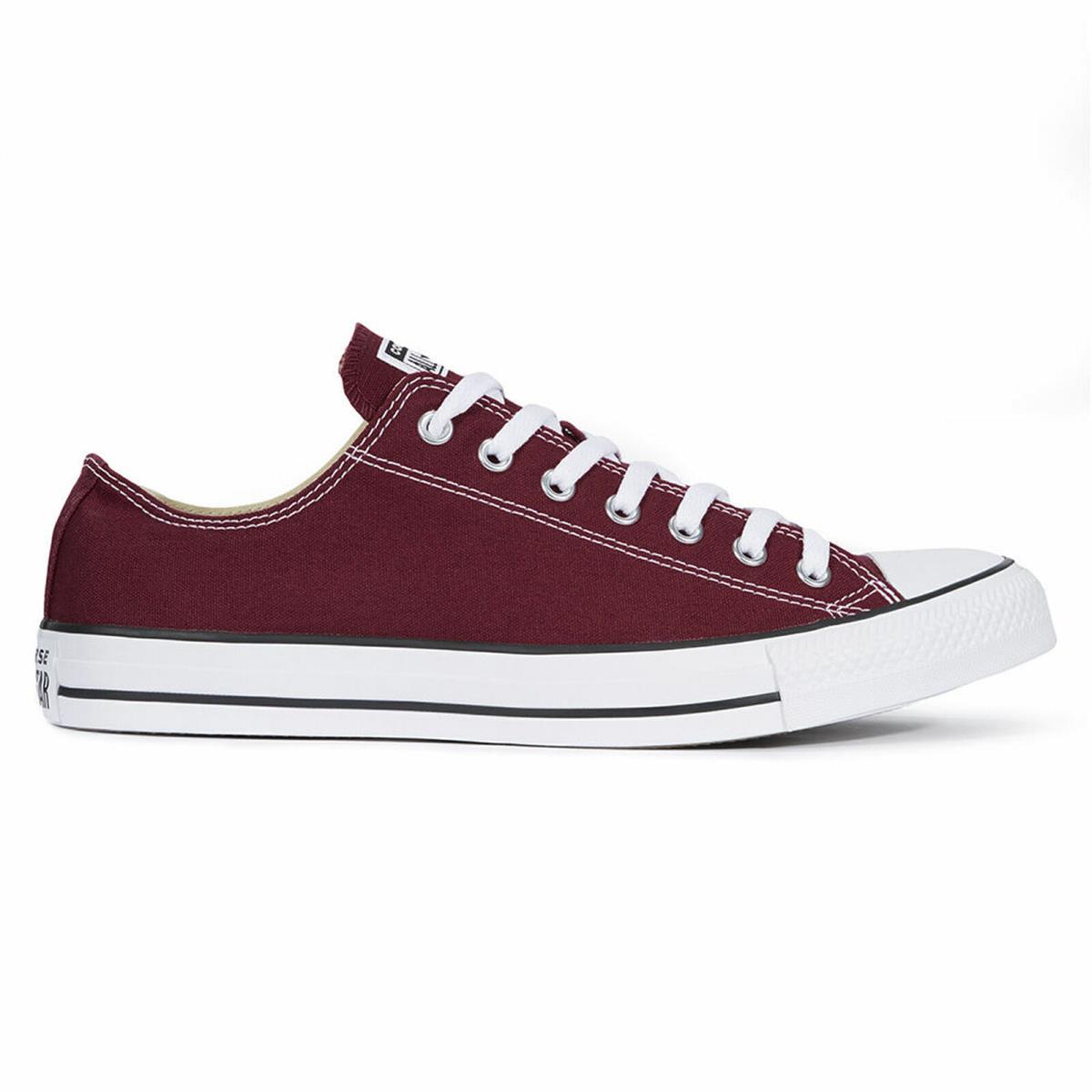 Converse Chuck Taylor All Star Low Top Unisex Canvas Sneaker Shoes Maroon