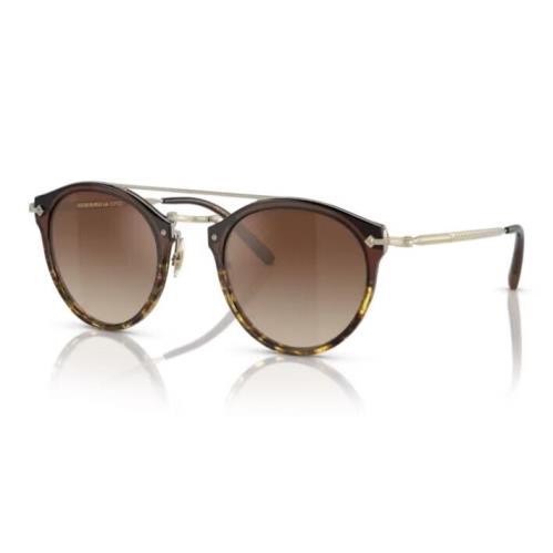 Oliver Peoples 0OV5349S Remick 1756Q1 Espresso 382 Gold/dark Brown Sunglasses - Frame: Espresso 382 Gradient Gold, Lens: Dark Brown
