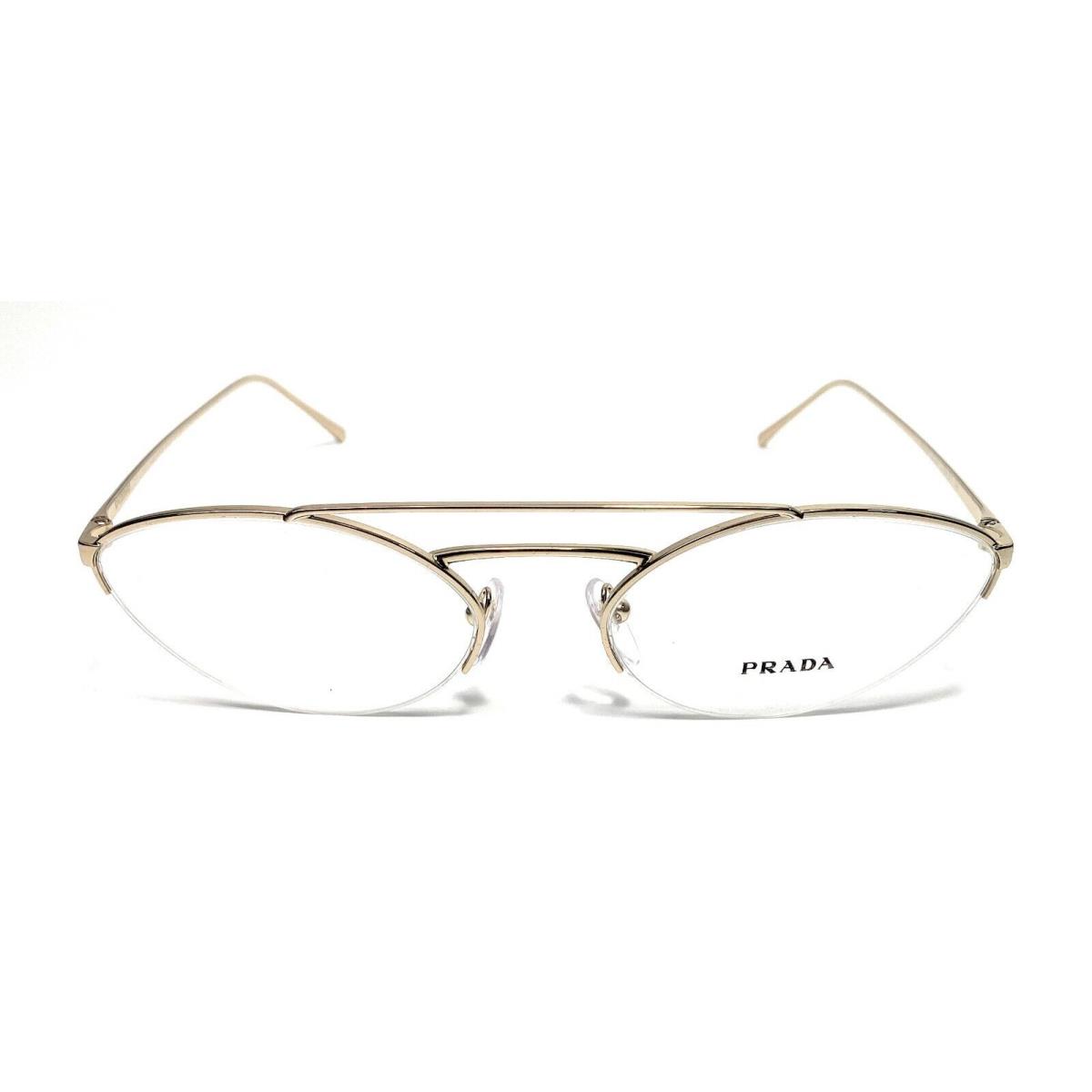 Prada PR 62VV ZVN1O1 Gold Women`s Eyeglasses Frame 57 mm